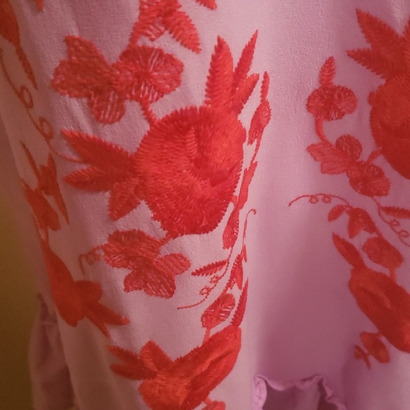 Entro Embroidered Dress New without tags - Picture 5 of 6